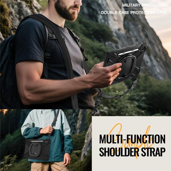 Coque Samsung Galaxy Tab S11 Ultra Renforcée avec Bandoulière