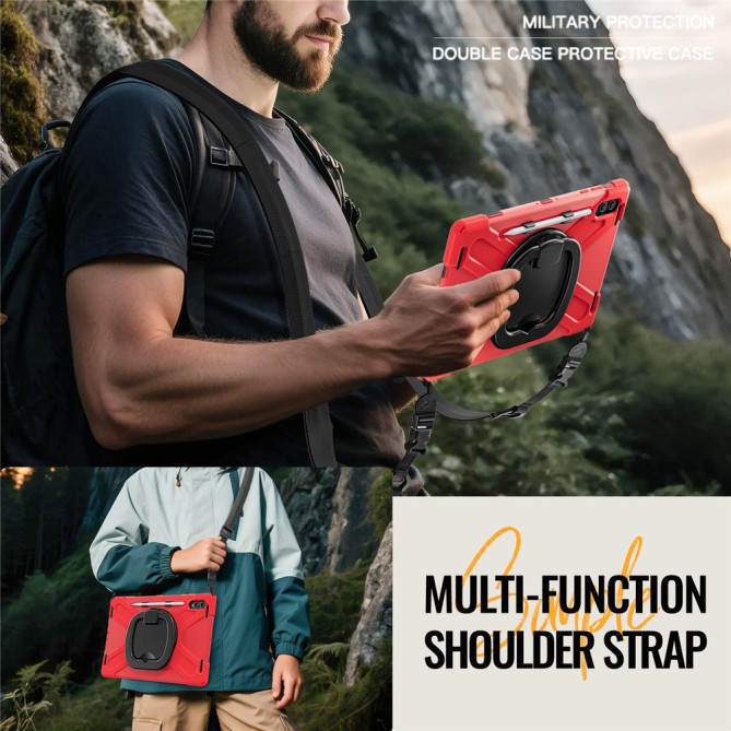 Coque Samsung Galaxy Tab S11 Ultra Renforcée avec Bandoulière