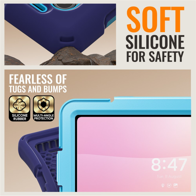 Coque Samsung Galaxy Tab S11 Ultra Armure Pro avec Poignée Rotative