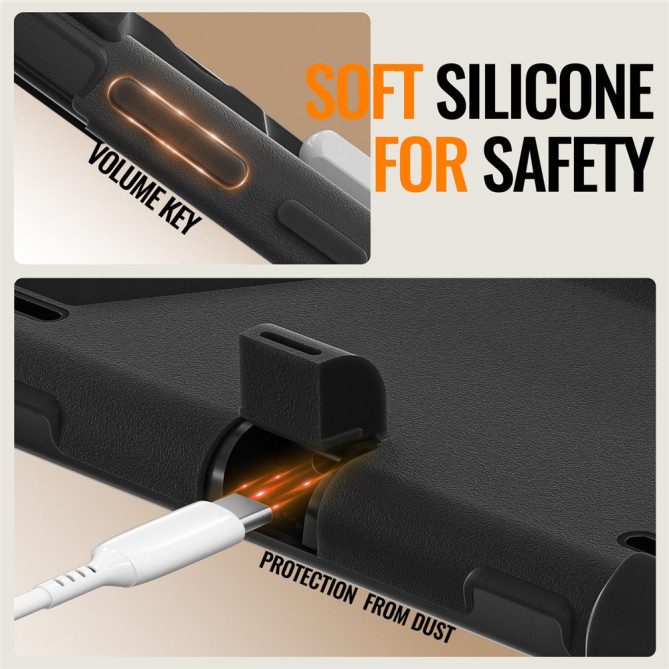 Coque Samsung Galaxy Tab S11 Ultra Armure Pro avec Poignée Rotative