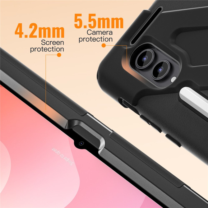 Coque Samsung Galaxy Tab S11 Ultra Armure Pro avec Poignée Rotative