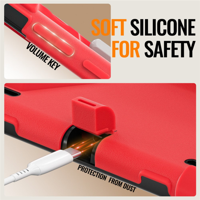 Coque Samsung Galaxy Tab S11 Ultra Armure Pro avec Poignée Rotative