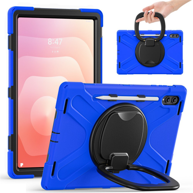 Coque Samsung Galaxy Tab S11 Ultra Armure Pro avec Poignée Rotative
