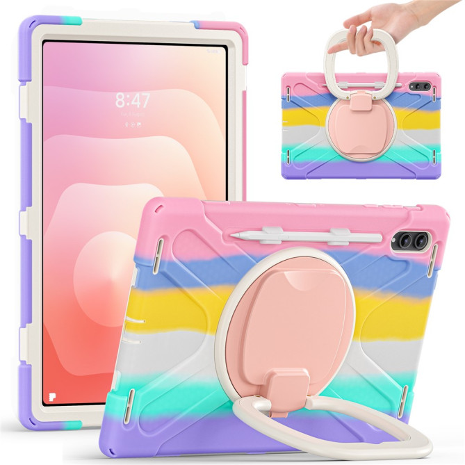 Coque Samsung Galaxy Tab S11 Ultra Armure Pro avec Poignée Rotative
