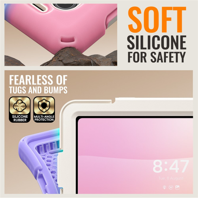 Coque Samsung Galaxy Tab S11 Ultra Armure Pro avec Poignée Rotative