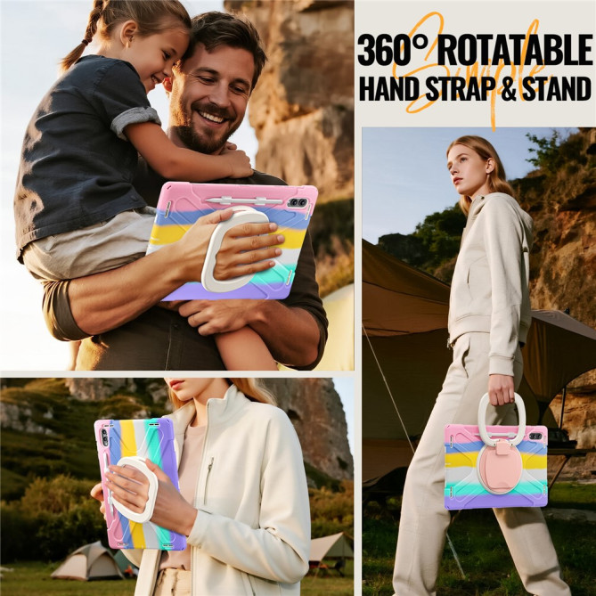 Coque Samsung Galaxy Tab S11 Ultra Armure Pro avec Poignée Rotative