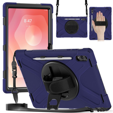 Coque Samsung Galaxy Tab S11 Ultra Armor Support Rotatif et Bandoulière