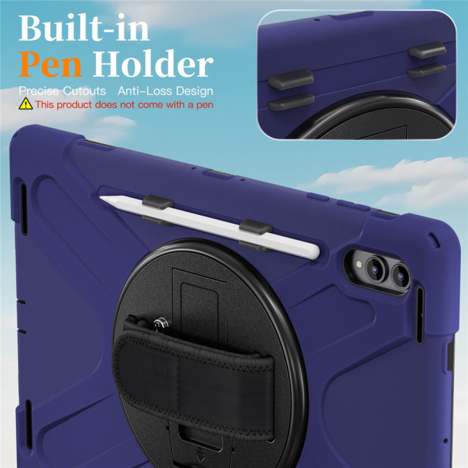 Coque Samsung Galaxy Tab S11 Ultra Armor Support Rotatif et Bandoulière