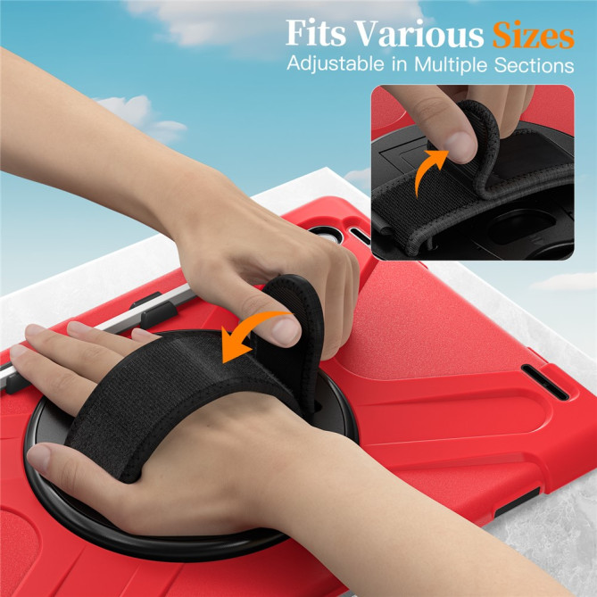 Coque Samsung Galaxy Tab S11 Ultra Armor Support Rotatif et Bandoulière