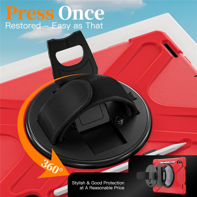 Coque Samsung Galaxy Tab S11 Ultra Armor Support Rotatif et Bandoulière