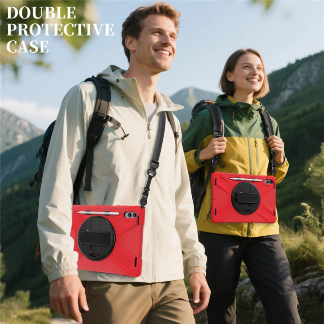 Coque Samsung Galaxy Tab S11 Ultra Armor Support Rotatif et Bandoulière