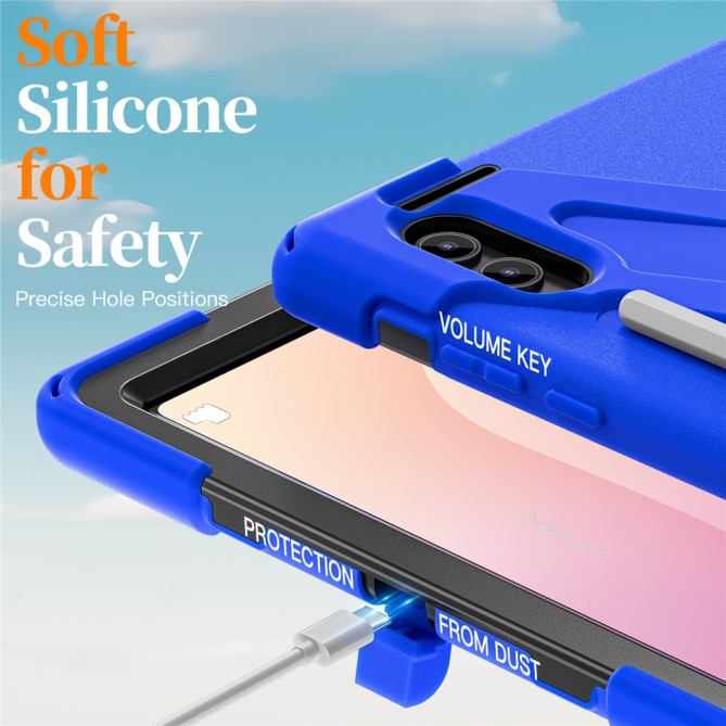 Coque Samsung Galaxy Tab S11 Ultra Armor Support Rotatif et Bandoulière