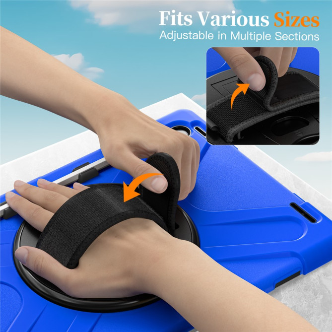 Coque Samsung Galaxy Tab S11 Ultra Armor Support Rotatif et Bandoulière