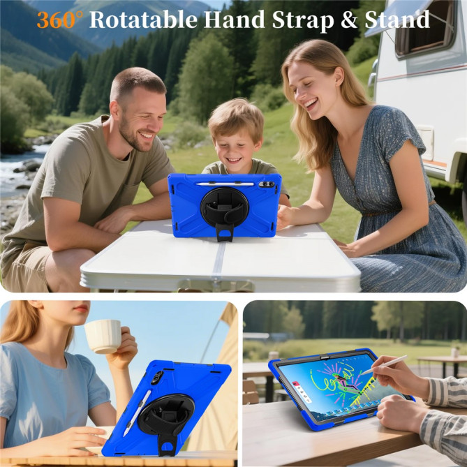 Coque Samsung Galaxy Tab S11 Ultra Armor Support Rotatif et Bandoulière