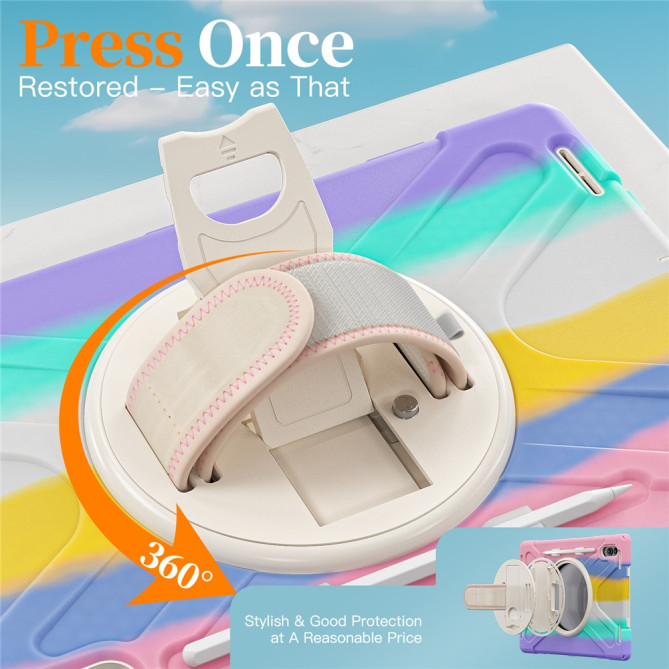 Coque Samsung Galaxy Tab S11 Ultra Armor Support Rotatif et Bandoulière