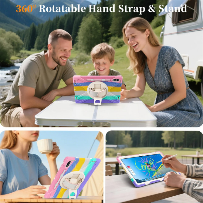 Coque Samsung Galaxy Tab S11 Ultra Armor Support Rotatif et Bandoulière