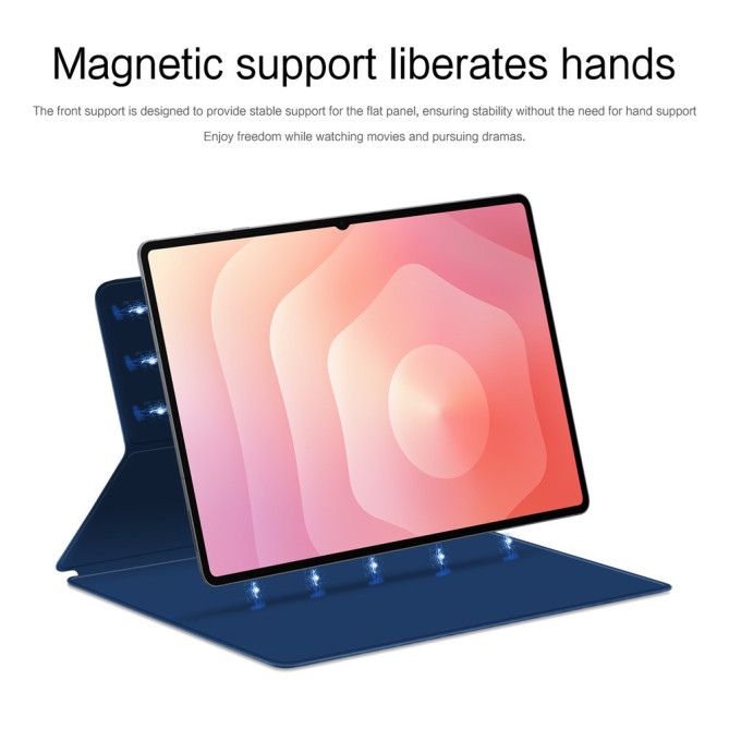 Étui Samsung Galaxy Tab S11 Ultra Support Magnétique avec Veille Automatique