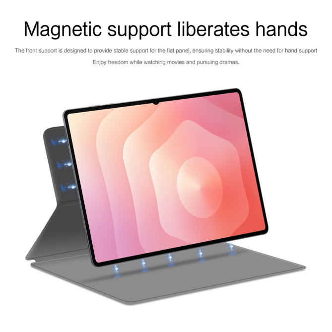 Étui Samsung Galaxy Tab S11 Ultra Support Magnétique avec Veille Automatique