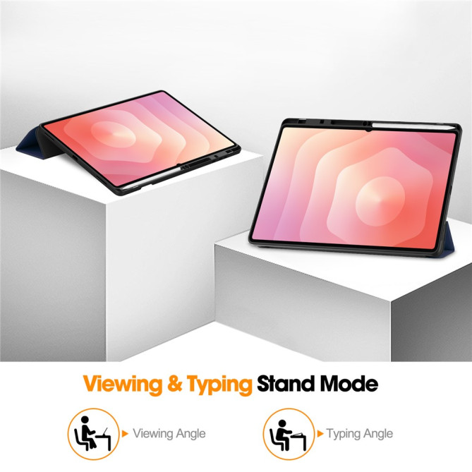 Housse Samsung Galaxy Tab S11 Ultra Tri-fold avec Porte-Stylet