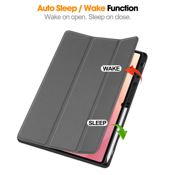 Housse Samsung Galaxy Tab S11 Ultra Tri-fold avec Porte-Stylet