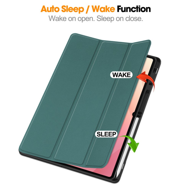 Housse Samsung Galaxy Tab S11 Ultra Tri-fold avec Porte-Stylet