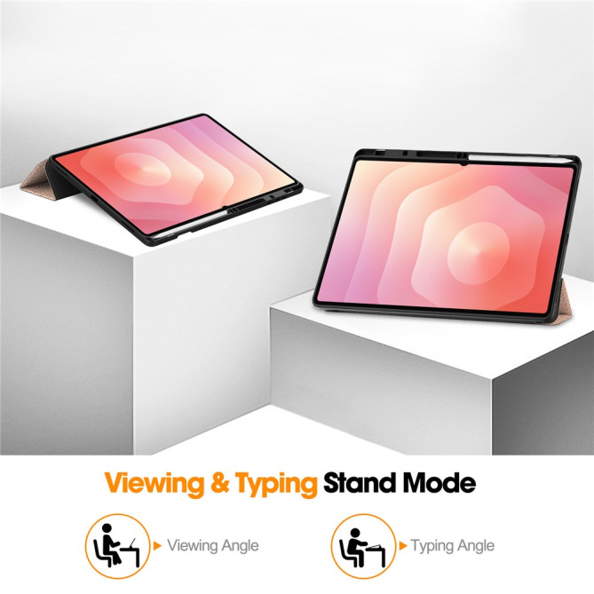 Housse Samsung Galaxy Tab S11 Ultra Tri-fold avec Porte-Stylet