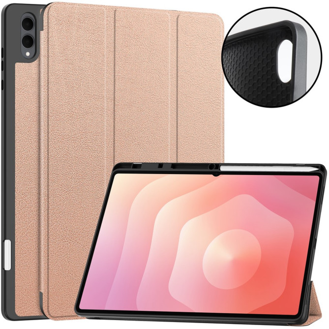 Housse Samsung Galaxy Tab S11 Ultra Tri-fold avec Porte-Stylet