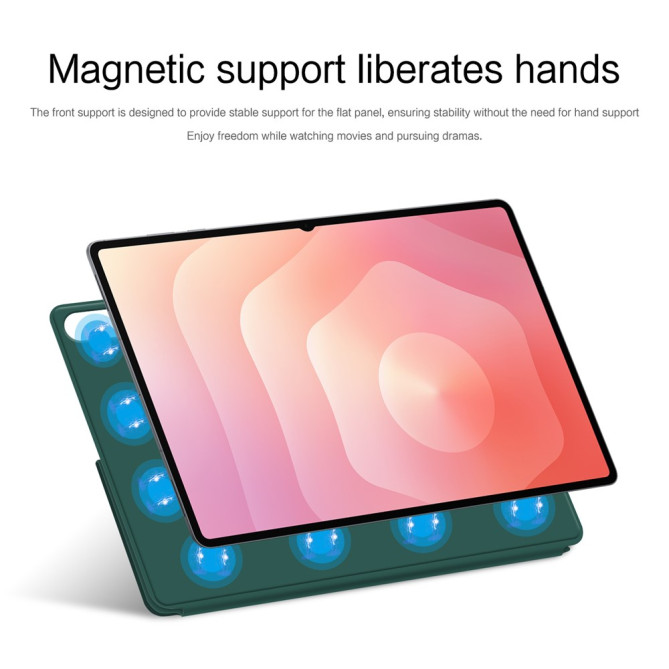 Étui Samsung Galaxy Tab S11 Ultra Origami Stand Magnétique avec Veille Automatique