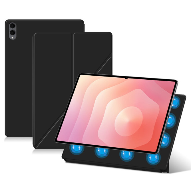 Étui Samsung Galaxy Tab S11 Ultra Origami Stand Magnétique avec Veille Automatique
