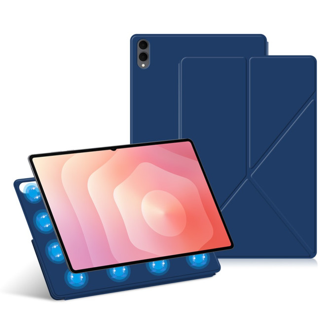 Étui Samsung Galaxy Tab S11 Ultra Origami Stand Magnétique avec Veille Automatique