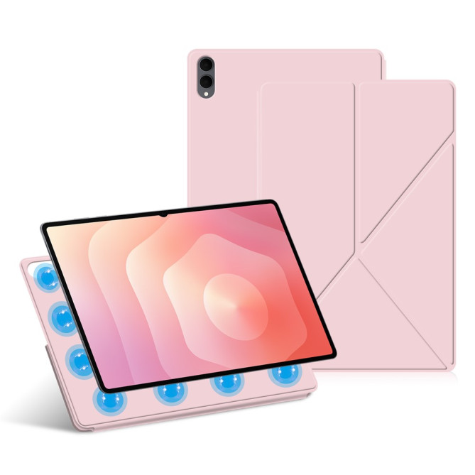 Étui Samsung Galaxy Tab S11 Ultra Origami Stand Magnétique avec Veille Automatique