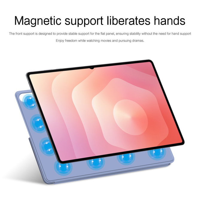 Étui Samsung Galaxy Tab S11 Ultra Origami Stand Magnétique avec Veille Automatique