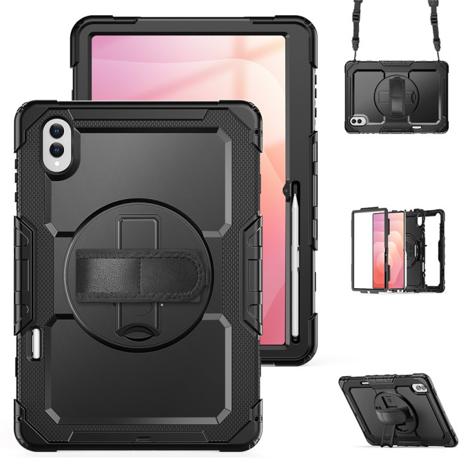 Coque Samsung Galaxy Tab S11 Ultra Antichoc avec Support Rotatif