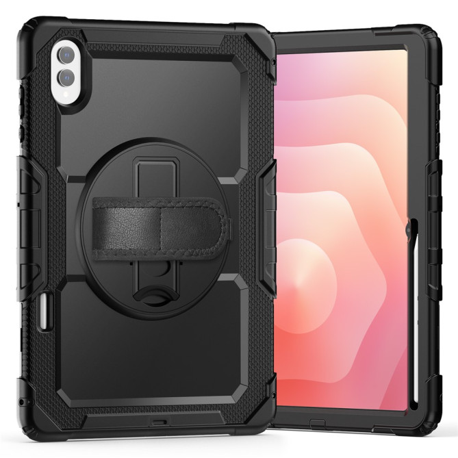 Coque Samsung Galaxy Tab S11 Ultra Antichoc avec Support Rotatif