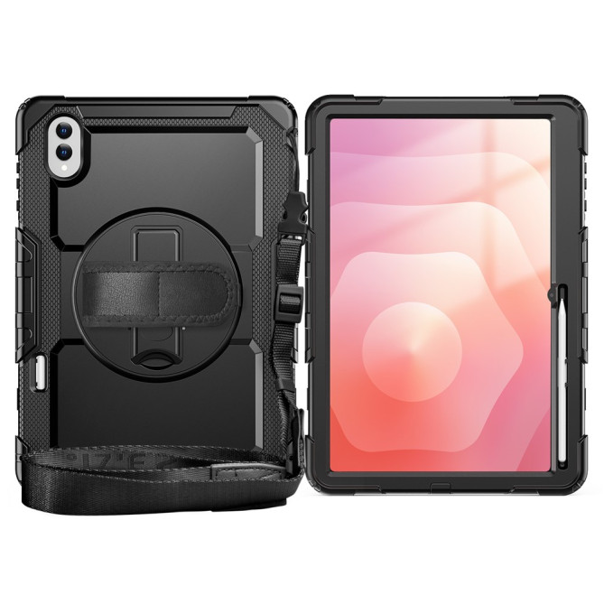 Coque Samsung Galaxy Tab S11 Ultra Antichoc avec Support Rotatif