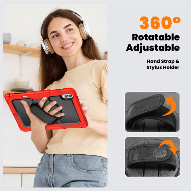 Coque Samsung Galaxy Tab S11 Ultra Antichoc avec Support Rotatif