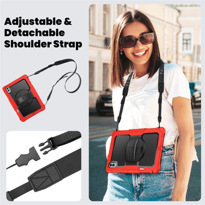 Coque Samsung Galaxy Tab S11 Ultra Antichoc avec Support Rotatif