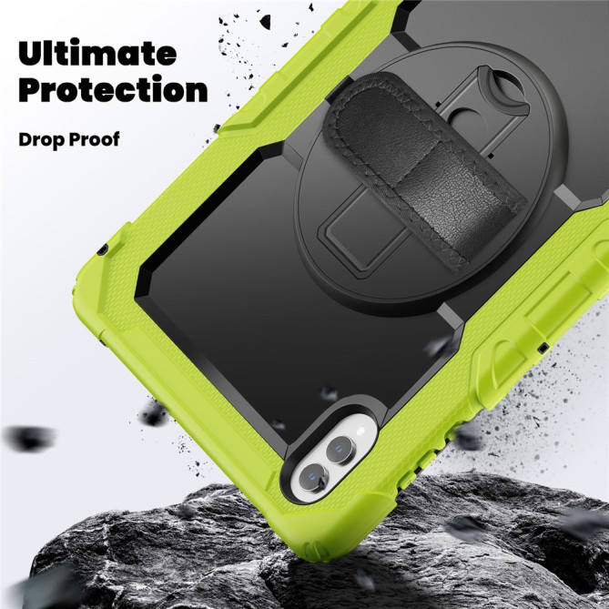 Coque Samsung Galaxy Tab S11 Ultra Antichoc avec Support Rotatif