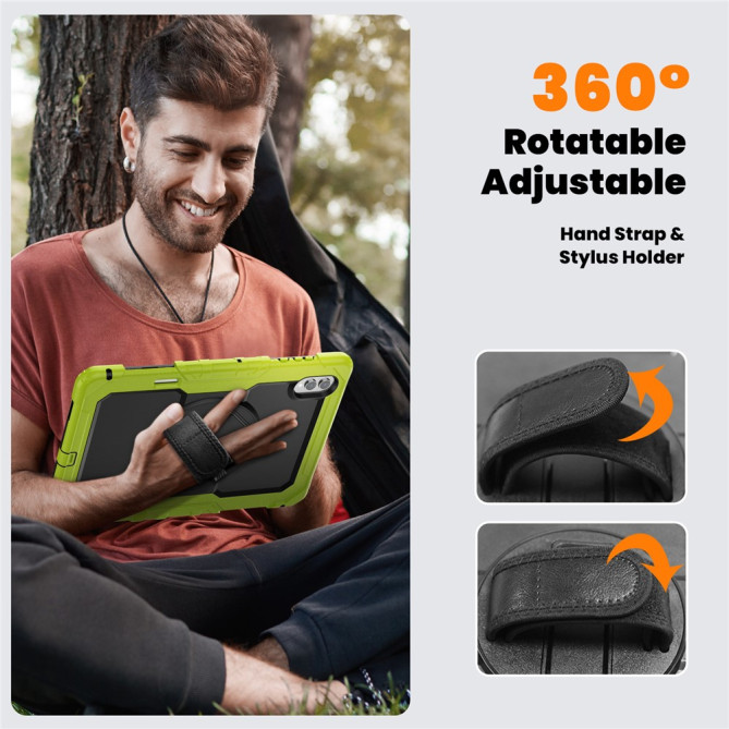 Coque Samsung Galaxy Tab S11 Ultra Antichoc avec Support Rotatif