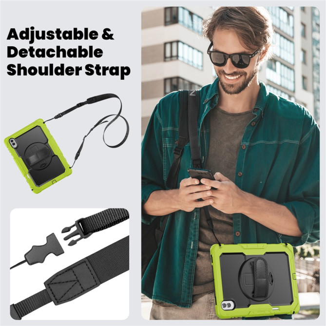 Coque Samsung Galaxy Tab S11 Ultra Antichoc avec Support Rotatif