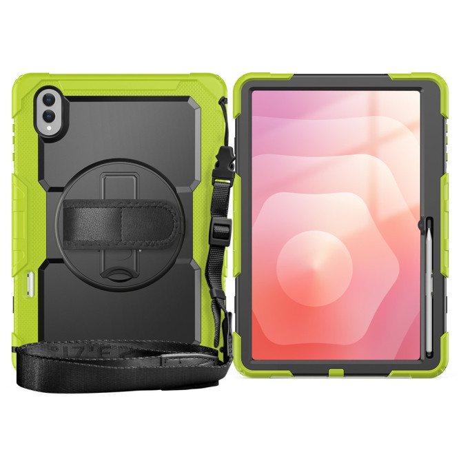 Coque Samsung Galaxy Tab S11 Ultra Antichoc avec Support Rotatif