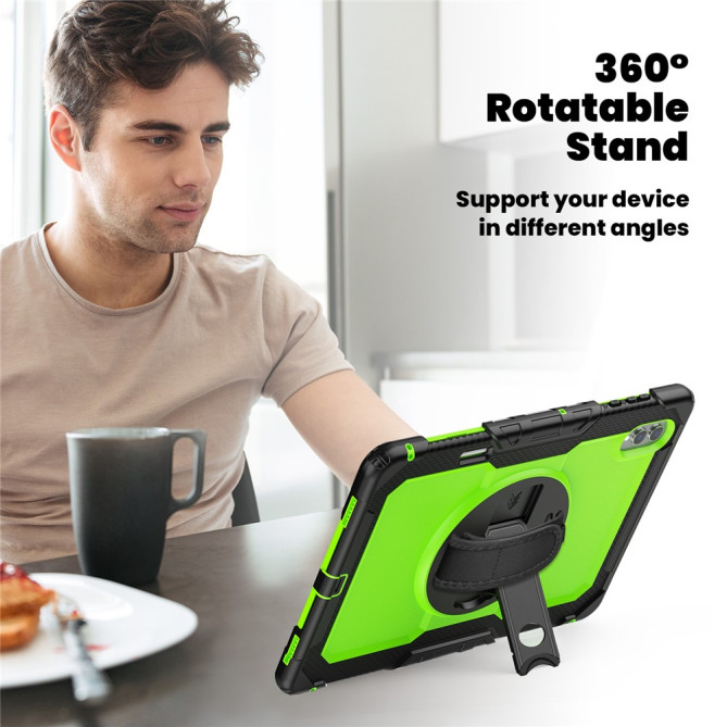 Coque Samsung Galaxy Tab S11 Ultra Antichoc avec Support Rotatif