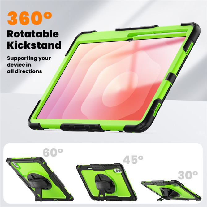 Coque Samsung Galaxy Tab S11 Ultra Antichoc avec Support Rotatif