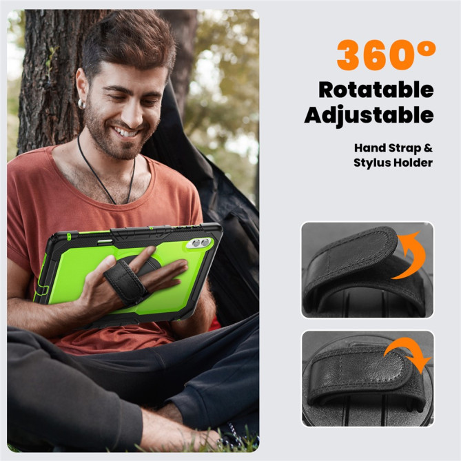 Coque Samsung Galaxy Tab S11 Ultra Antichoc avec Support Rotatif