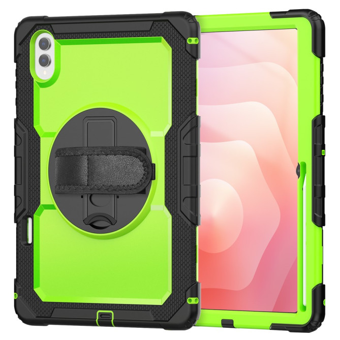 Coque Samsung Galaxy Tab S11 Ultra Antichoc avec Support Rotatif