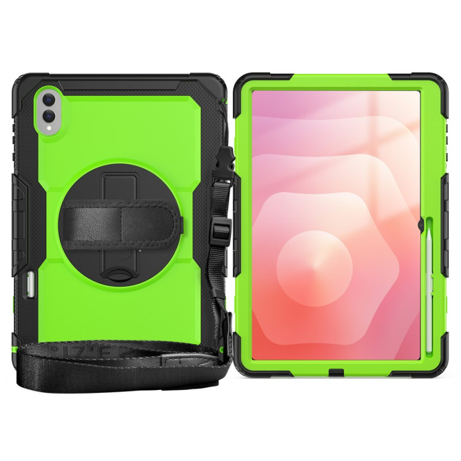 Coque Samsung Galaxy Tab S11 Ultra Antichoc avec Support Rotatif