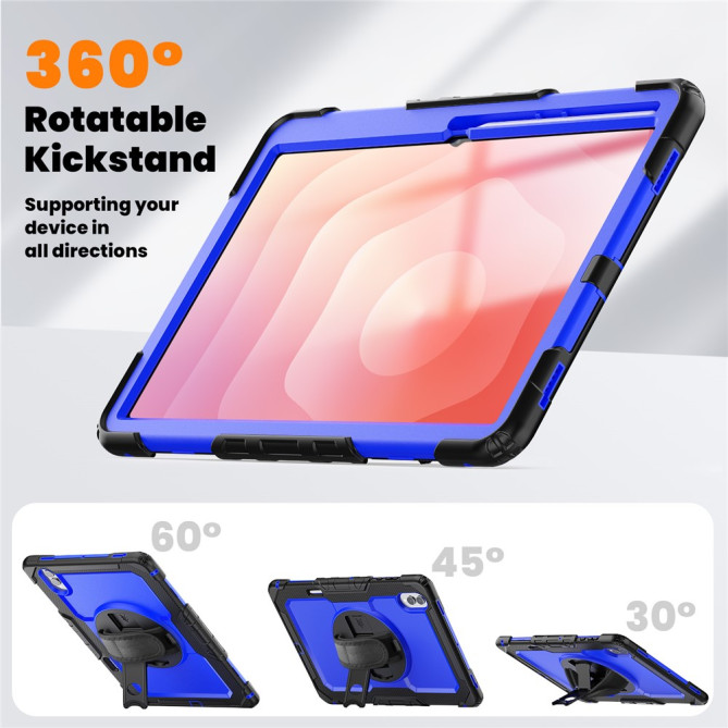 Coque Samsung Galaxy Tab S11 Ultra Antichoc avec Support Rotatif