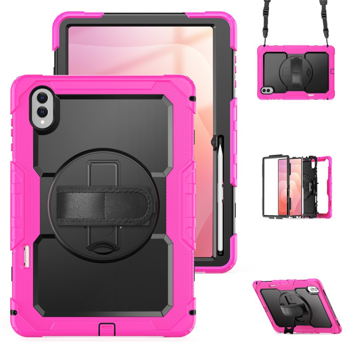 Coque Samsung Galaxy Tab S11 Ultra Antichoc avec Support Rotatif