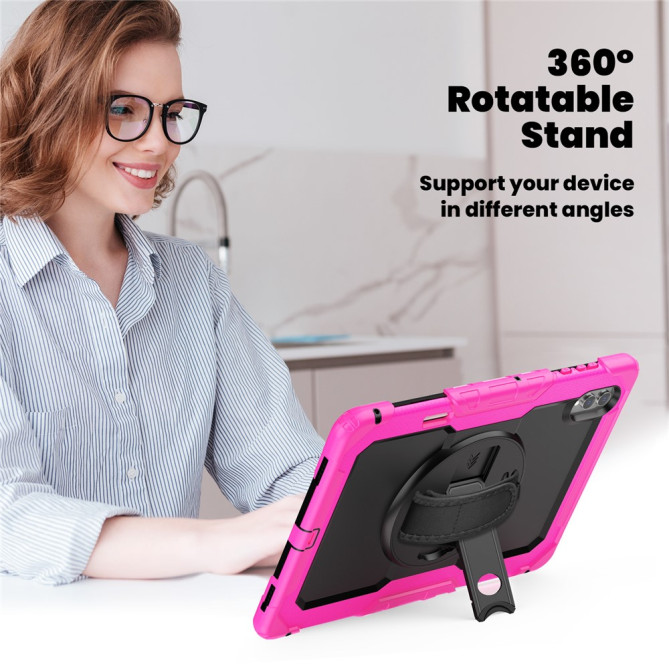 Coque Samsung Galaxy Tab S11 Ultra Antichoc avec Support Rotatif