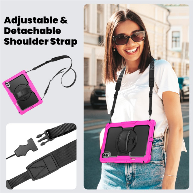 Coque Samsung Galaxy Tab S11 Ultra Antichoc avec Support Rotatif